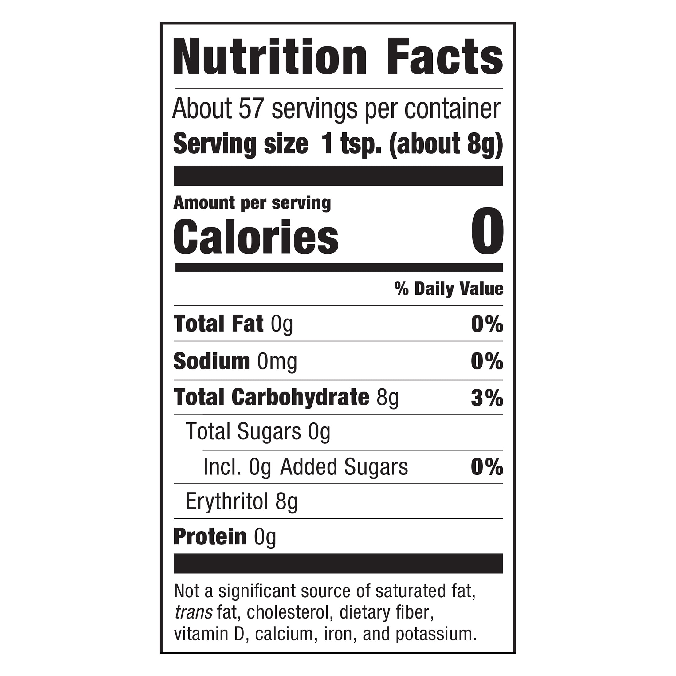 (2 pack) Monk Fruit In The Raw Zero Calorie Sweetener, Sugar Substitute, 16 oz