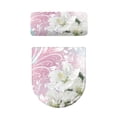 thumbnail image 2 of HELLHERO Lily Toilet Lid Cover Easy to Install for Bathroom Supplies Non-Slip Toilet Lid Cover Set, 2 of 5