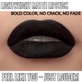 thumbnail image 2 of Lápiz labial Mynena Black de larga duración, impermeable, vegano para mujer, 2 of 8