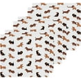 thumbnail image 2 of Coolnut Cute Dogs Dachshunds Washcloths Towels, Highly Absorbent and Soft Cotton Face Cloths, 2 Pack Quick Dry Wash Cloths - 12 X 12 Inches Washcloth Gift, 2 of 7