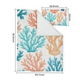 thumbnail image 5 of Coastal Coral Duvet Cover and Pillowcase Set for Single Bedding, Bedroom Accessories for Kids Teens, 5 of 5