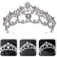 thumbnail image 3 of KAKOWELY Tocado de corona de diamantes de imitación para boda, tiara de novia con perlas de diamantes de imitación para fiesta, 3 of 5