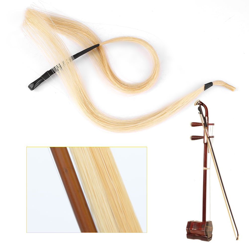 3 Pcs Natural Bow Horsehair Violin Bow Horsehair Violin Bow Replacement Parts for Violin Viola Cello