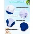 thumbnail image 5 of Usaibhir Girls Swimsuit Two Piece High Waist Athletic Piping Girls Bathing Suit Cute Fashion Classic Bikinis Set Kids Swim Suits 9-15T, 5 of 8