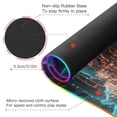 thumbnail image 4 of Wireless Charging Mouse Pad Large RGB Gaming Desk Mat 13 Light Modes Mousepad 35.4x15.7 Digital Map, 4 of 6