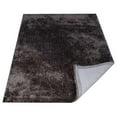 thumbnail image 2 of Rugsotic Carpets Hand Tufted Shag Polyester Eco-Friendly Area Rugs - 4'x6', Rectangle, Light Brown, Plain Solid Design, High Pile Handmade Anti Skid Rugs for Living Room, Bed Room K00111, 2 of 5