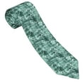 thumbnail image 3 of XMXY Green Dreamy Cloud Graffiti Mens Necktie Ties , Geometric Line Stripes Formal Bussiness Wedding Party Printed Tie, 3 of 9