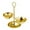 Gold, variant on WeiLaiKeQi Condiment Serving Bowl Divided Tray Fruit Bowl Serving Dishes Snack Stand with Bowl for Restaurant Candy Appetizer Sauce Nuts Gold