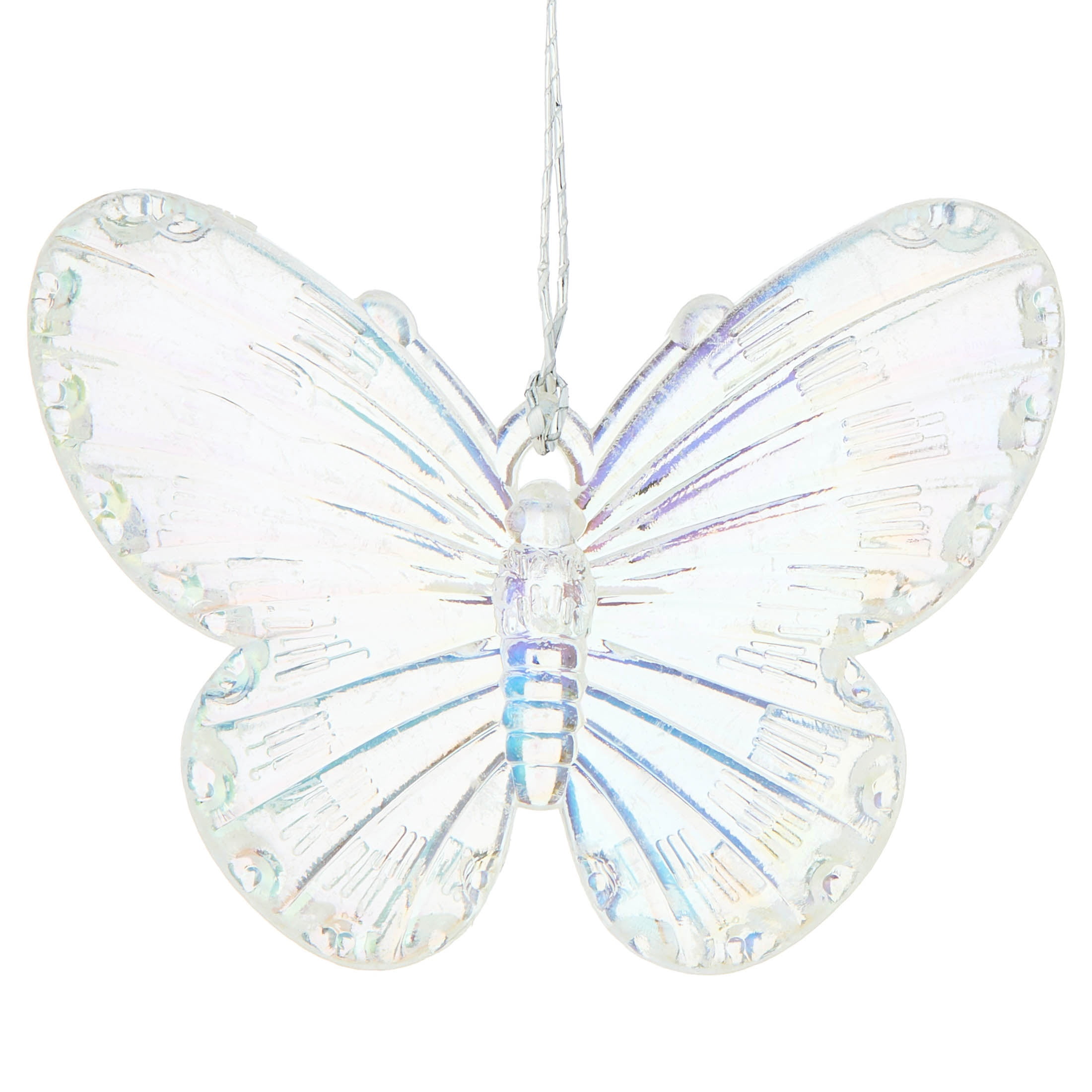 9-Count Iridescent Butterfly Mini Christmas Ornaments, 1.5", by Holiday Time