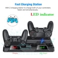 thumbnail image 3 of Base Vertical Enfriadora Cargador Controles Ps4 Slim Y Pro, 3 of 4
