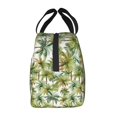 thumbnail image 3 of Ratiio Green Hawaii Palms Print Lunch Bag Lunch Box Insulated Lunch Bag Adult Lunch Box for Men and Women, 3 of 7
