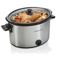 thumbnail image 1 of Olla de Cocción Lenta Hamilton Beach 3 Ajustes de Temperatura, Olla de Cerámica y Tapa de Vidrio 10 Qt 450 W Reacondicionado, 1 of 6