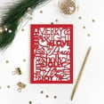 thumbnail image 6 of Masterpiece Red Christmas Words Holiday Cards / 10 Laser Cut Snowflake Cards With Coordinating Envelopes / 5" x 7" Folded And Boxed Greeting Cards With Inside Verse, 6 of 6