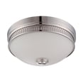 thumbnail image 3 of Nuvo Lighting 62/323 Harper 1 Light Led Flush Mount Ceiling Fixture - Nickel, 3 of 3