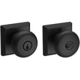 thumbnail image 2 of Baldwin Reserve PSROUTSR190 Passage Round Knob and Traditional Square Rose with 6AL Latch and Dual Strike Satin Black Finish, 2 of 4