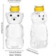 thumbnail image 2 of 2pcs Honey Bear Cup Squeezable Therapy And Special Needs Assistive Drink Container, Spill Leak Resistant Lid, 2 of 5