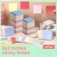thumbnail image 3 of Sticky Notes Fainne, paquete de 120 hojas, 7,6 x 7,6 cm, color pastel, 3 of 7
