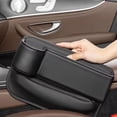 thumbnail image 3 of PU Car Seat Space Storage Box with Cup Holder for In-Car Storage, Easy Access and Clutter-Free Organization, 3 of 8