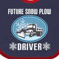 thumbnail image 4 of Inktastic Future Snow Plow Truck Driver Boys or Girls Baby Bib, 4 of 4