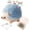 Blue, variant on Cute Hedgehog-Shaped Needle Holder & Storage Bag, Multi-Slot Sewing Accessories Organizer, Portable Pin Cushion for Tailors, Quilters & Sewing Lovers