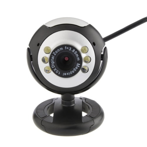 Hot selling 6 LED Night vision webcam PC camera USB 2.0 pc driverless