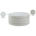 thumbnail image 2 of Meridian Furniture Aphia Cream Boucle Fabric Ottoman/Coffee Table, 2 of 4