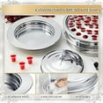thumbnail image 4 of Silver Communion Set with Lid, Stainless Steel Bread Tray Plates for Churches, Holy Communion Tray with Cover, Church, 4 of 6