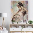 thumbnail image 3 of Design Art - Girl with Flower Bouquet, 3 of 5