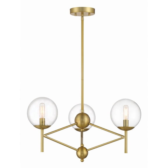3 LIGHT PENDANT by Minka-Lavery 2796-695 in Gold Finish