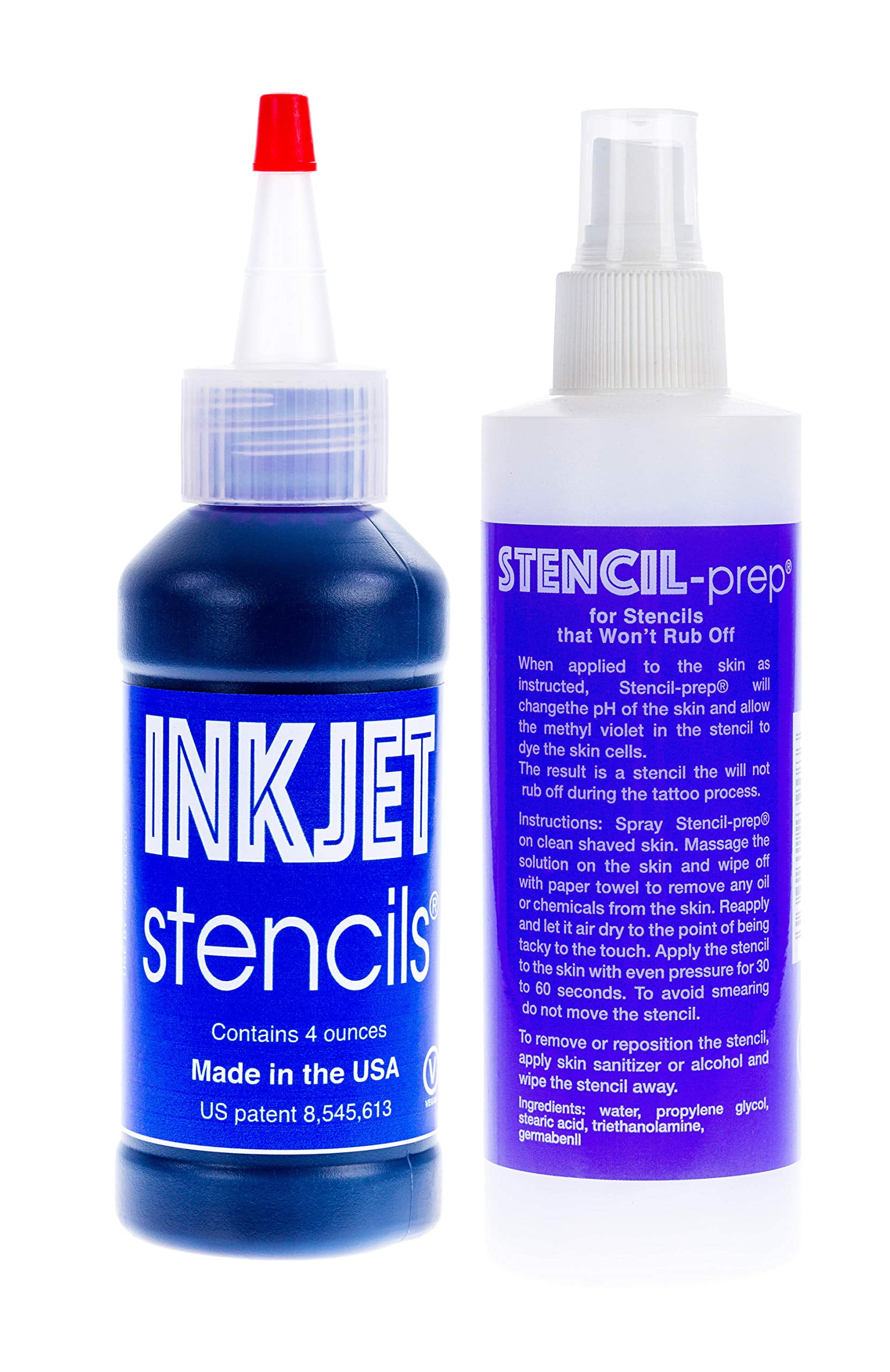 spids Politik Logisk Tattoo Inkjet Stencil Ink & Smudge-Proof Tattoo Stencil Transfer Spray  Bundle - Walmart.com