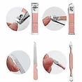 thumbnail image 3 of 18pcs Manicure and Pedicure Set, Nail Grooming Kit, Stainless Steel Nail Clipper Set for Ladies Wome, 3 of 4