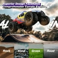 thumbnail image 5 of JoyStone 1:14 RC Cars, 40+mph High Speed Off Road RC Truck with LED Headlights, 4WD Fast Extreme Monster Truck with 2 Li-ion Batteries, Toys Gifts for Kids and Adults, 5 of 10