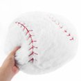 thumbnail image 2 of Baseball Shape Plush Cushion Baseball Pillow Plush Pillow Fluffy Football Pillows, 2 of 8