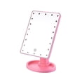 thumbnail image 5 of Makeup Mirror with Lights, Tabletop Mirror, Travel Mirrors with 22 LED Lights and Touch Screen, 180° Free Rotation, 5 of 5