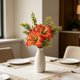 thumbnail image 4 of Ramo de flores artificiales de seda para la decoración del hogar | Arreglo floral artificial para la sala de estar, la mesa del comedor y la decoración nupcial, 4 of 5