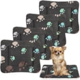 thumbnail image 1 of Pack de 4 alfombrillas Tuanse para mascotas, de forro polar reversible, 58 x 46 cm, 1 of 7