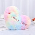 thumbnail image 6 of XINGXIANG Heart LED Pillow - Color Changing Glowing Throw Cushion, Valentine's Day Heart Pillow Romantic Gift with Soft Light, Battery Operated Mood Lighting Decor(Multi-color), 6 of 8