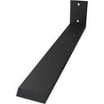 thumbnail image 3 of Ekena Millwork 2 1/2"W x 16"D x 4"H Hidden Support Steel Heavy Duty Bracket w/ Back Plate, Powder Coated Black, 3 of 10
