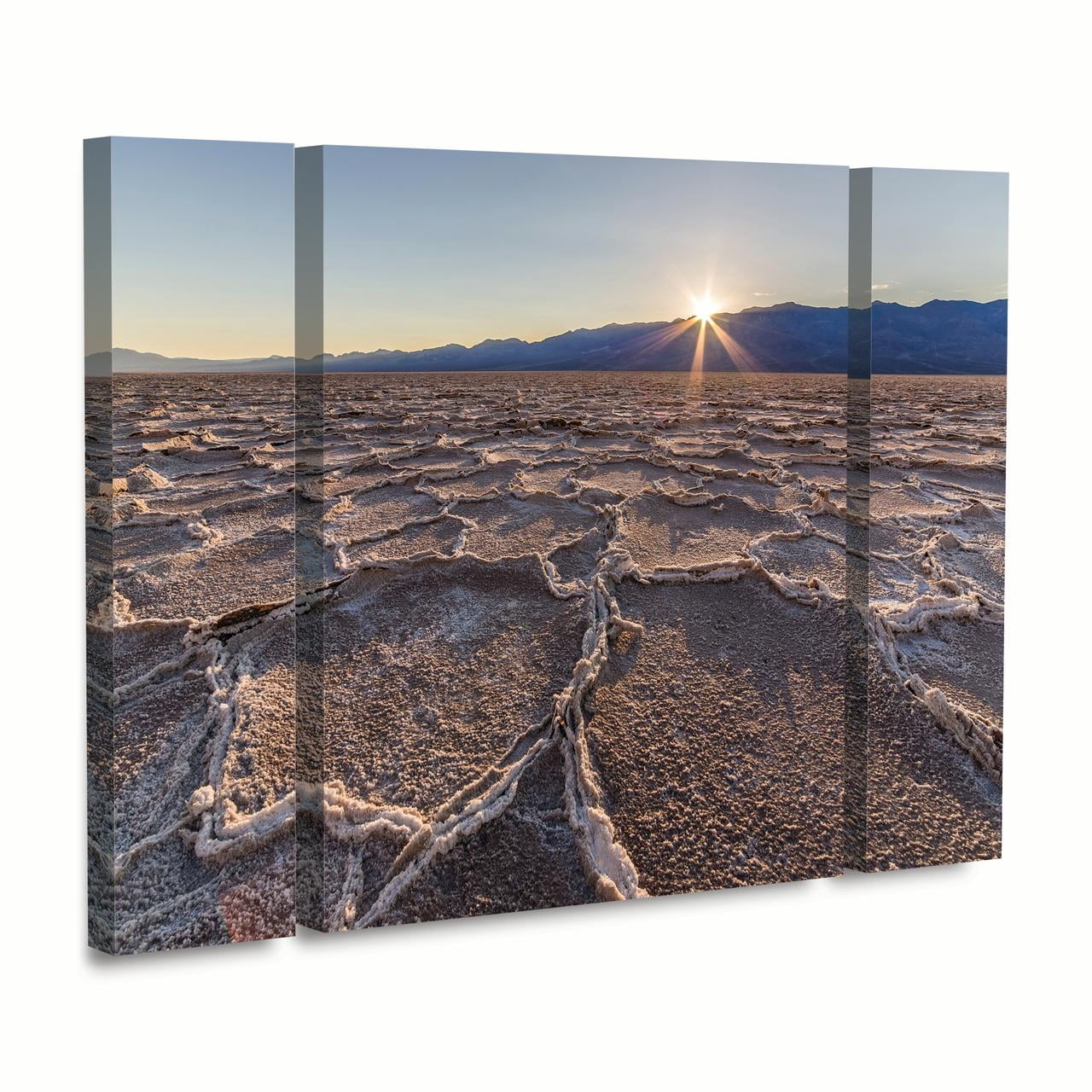 Trademark Fine Art 'Badwater Sunset' Canvas Art by Pierre Leclerc