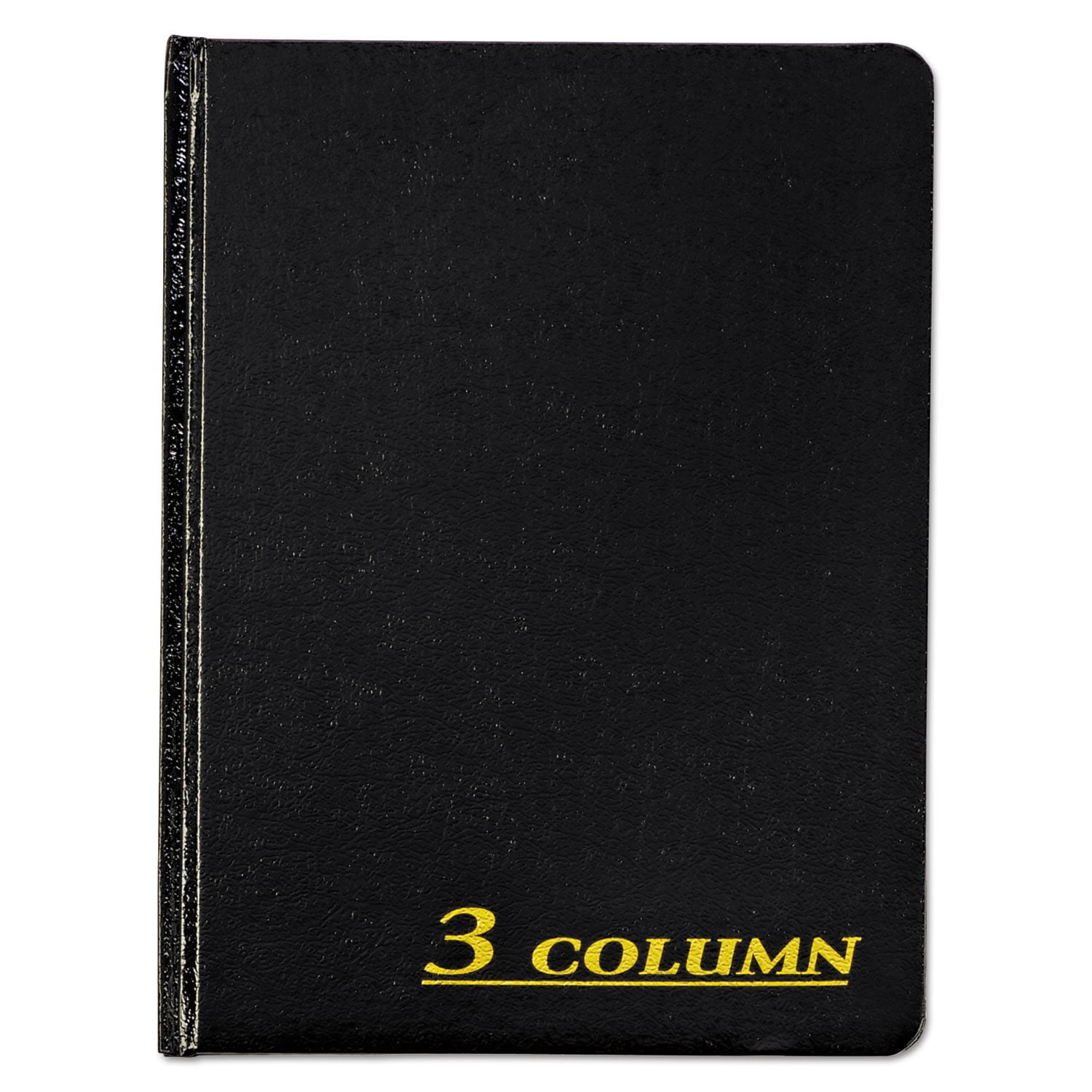 Adams® 3-Column Account Book, 9 1/4" x 7", Black