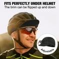 thumbnail image 2 of MELASA Baseball Cap, Cooling Mesh Trucker Caps Helmet Liner with Sun Visor, Flat Brim Hats for Men Women(Gray), 2 of 15