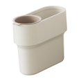 thumbnail image 2 of TISHITA Trash Can with Detachable Garbage Can Bucket Waste Basket Easy Waste Sorting Wastebasket for Table Entryway Bathroom White, 2 of 8