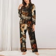 thumbnail image 2 of Naloa Pyjamas Modernes Mignons avec Imprimé Chien pour Femmes, Ensembles de Pyjamas pour Femmes, Ensembles de Détente pour Femmes, 2 Pcs pour Femmes-Petit, 2 of 7