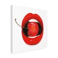 thumbnail image 2 of Mercedes Lopez Charro 'Cherry Lips' Canvas Art, 2 of 3