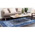 thumbnail image 2 of Unique Loom La Jolla Collection Tone Traditional Area Rug, 6 x 9 Feet, Blue/Navy Blue, 2 of 2