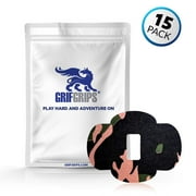 GrifGrips Wrap Grip Sports Adhesive Patch for Dexcom G6 - Pack of 15 (Camo)