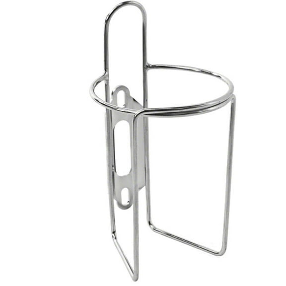 Velo Orange Retro Water Bottle Cage with Tab: Polish Stainless