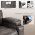 thumbnail image 5 of LEGAHOME Lift Recliner, Electric Power Recliner Chair with Massage Function, PU Leather Lift Chair with Cup Holders and Side Pocket, Wide Seat Recliner Sofa for Elderly, Gray, 5 of 12