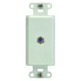 thumbnail image 1 of WP3214WHV1 1 Port Strap Coax Wall Jack, White, 1 of 1
