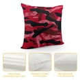 thumbnail image 4 of Flax Throw Pillow Cover Brown Abstract of Multicam Pink Camouflage Navy Army British  Pillowcase Home Decor Square Pillow Case Cushion Cover, 4 of 5